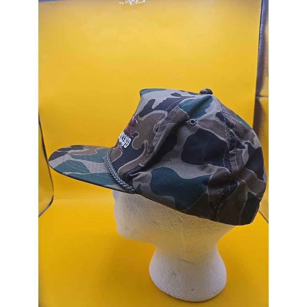 Vintage 90s Boomtown Casino Biloxi Hat Camo Snapback ROPE Cap NEW Deadstock - Picture 3 of 8